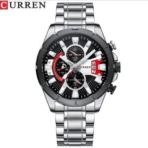 CURREN Stylish Chronograph Stainless Steel Watch for Men